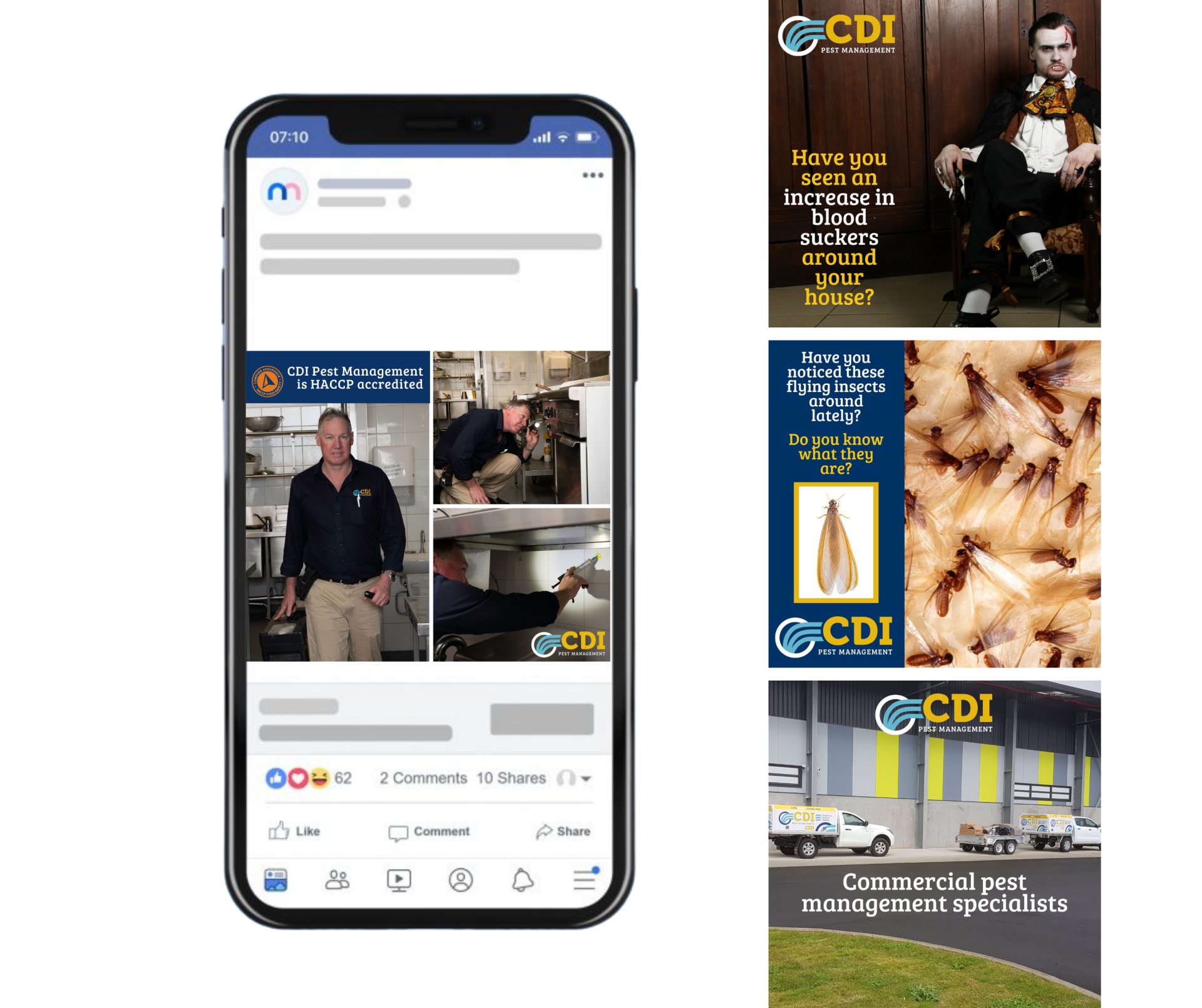 CDI Pest Management Social Media Examples