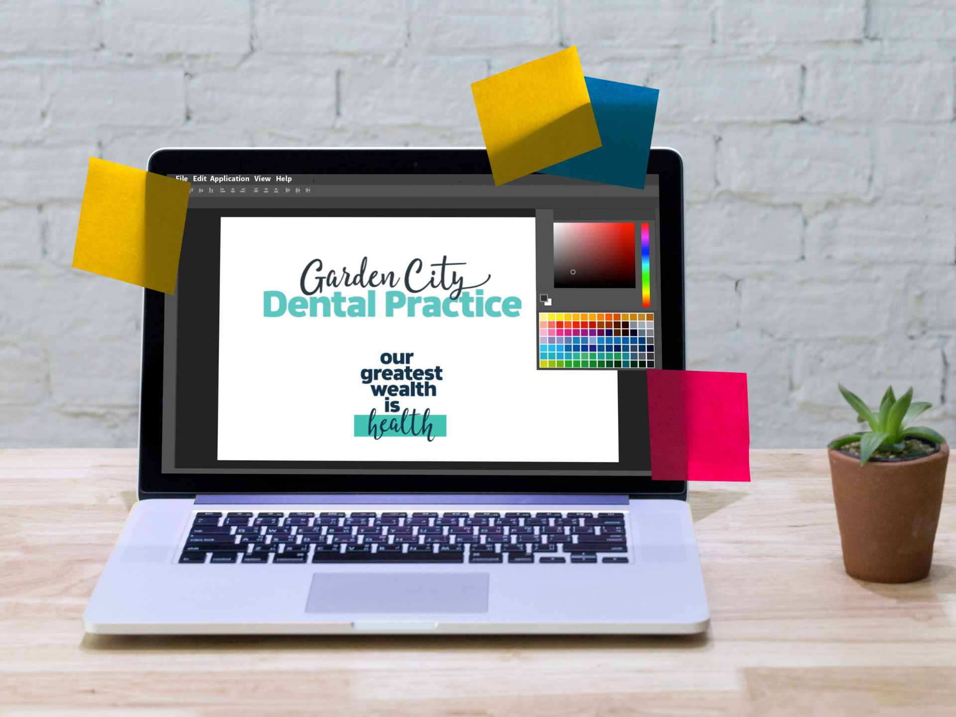 Garden City Dental Practice logo redesign