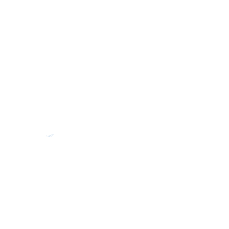 White background with a faint, blurry shape in the lower left corner.