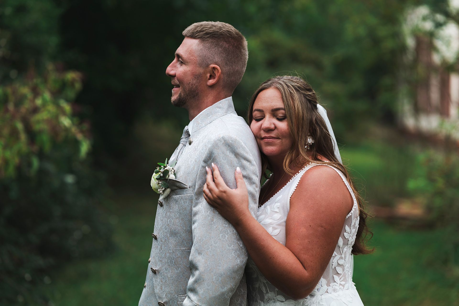 Romatisches Hochzeitsbild