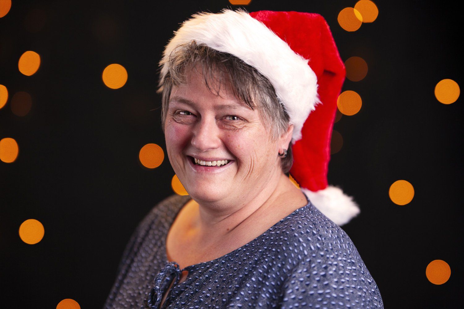 Witziges weihnachtliches Portrait