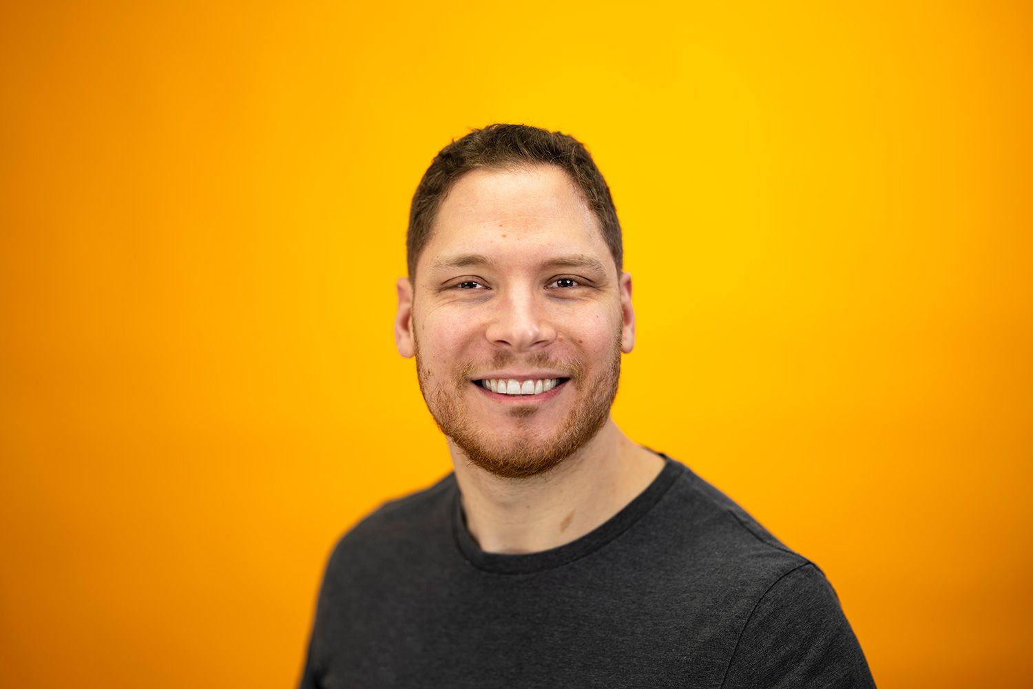 Warmes Männerportrait