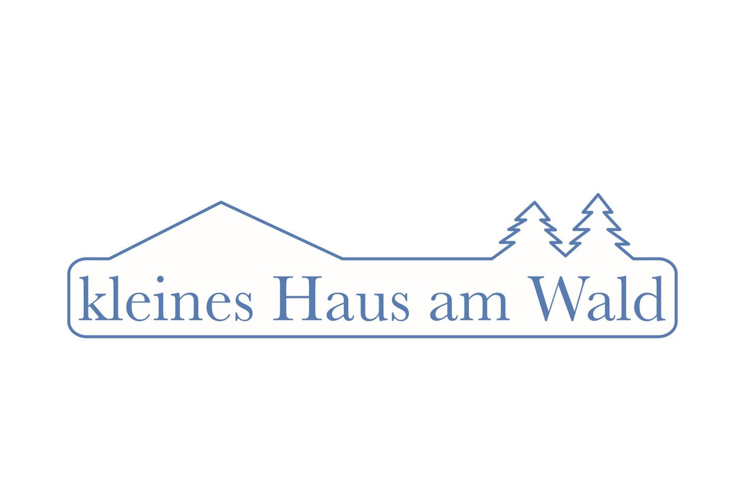 Logogestaltung Ferienwohnung kleines Haus am Wald