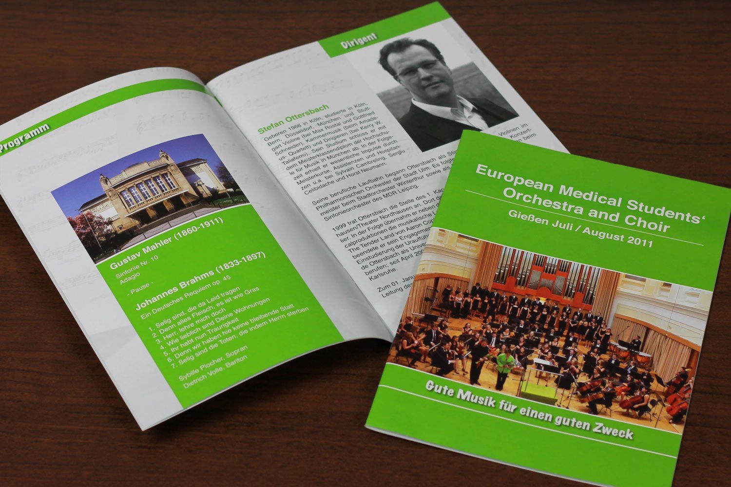 Grafik und Druck des Programmheftes EMSOC