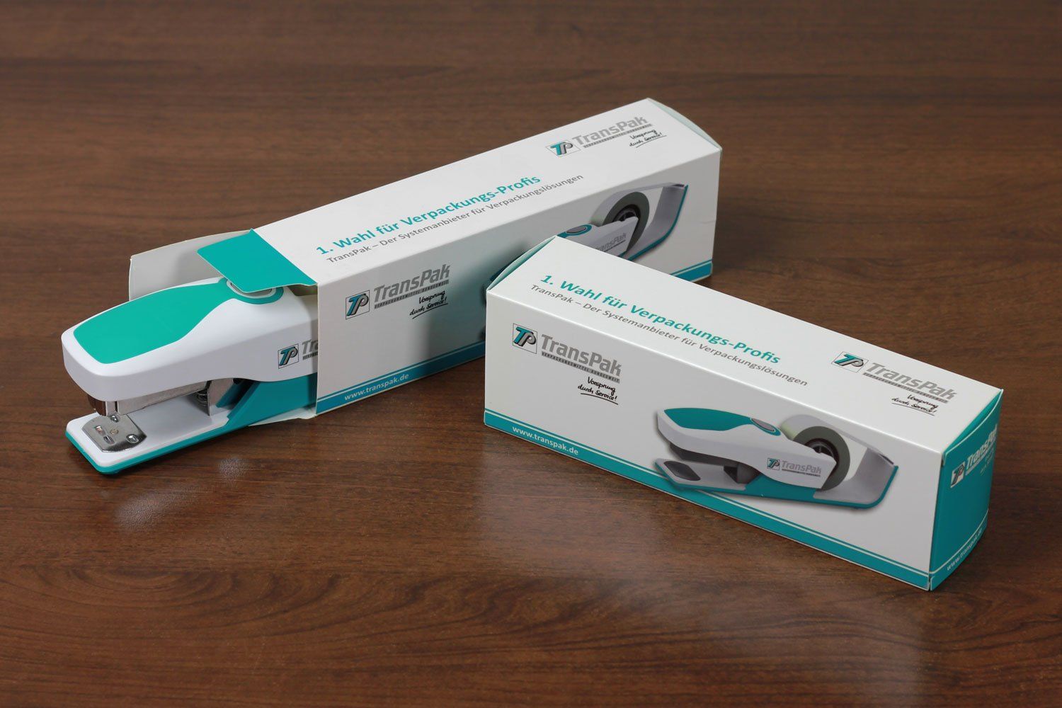 Gestaltung einer Tackerverpackung