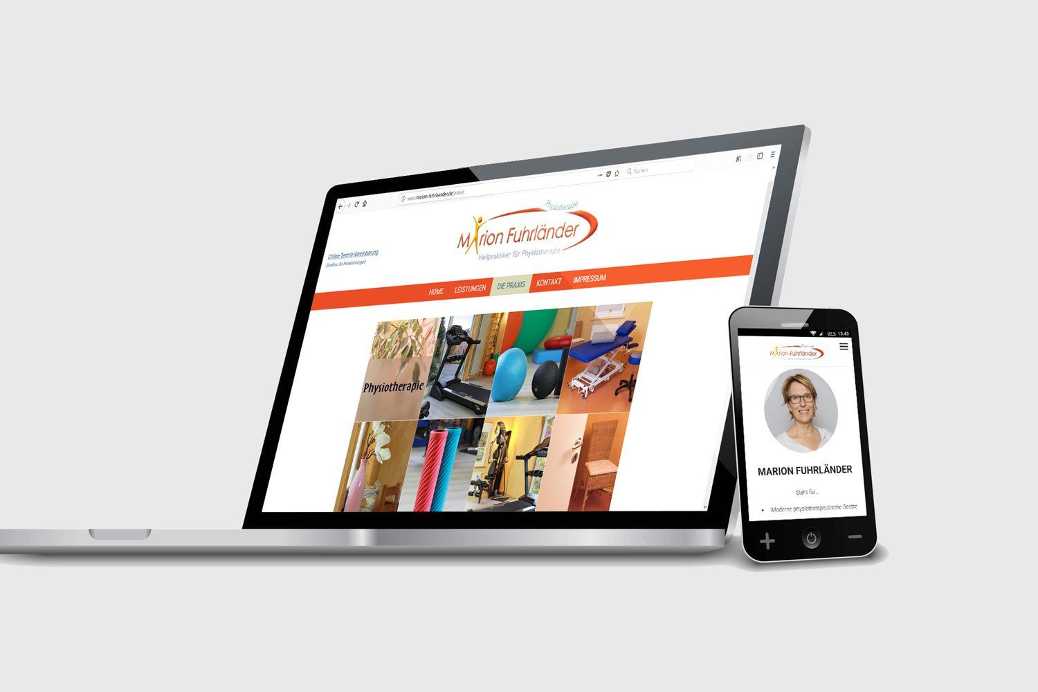 Webseite Marion Fuhrländer