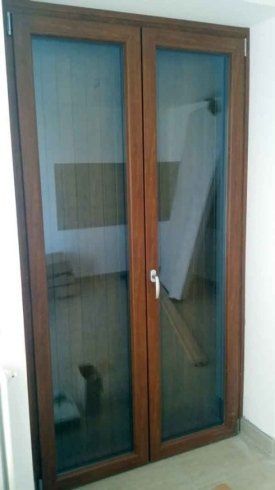 Porta a vetri blindata