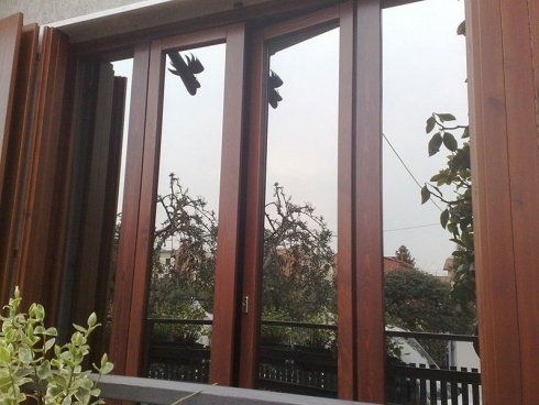 porta finestra aperta