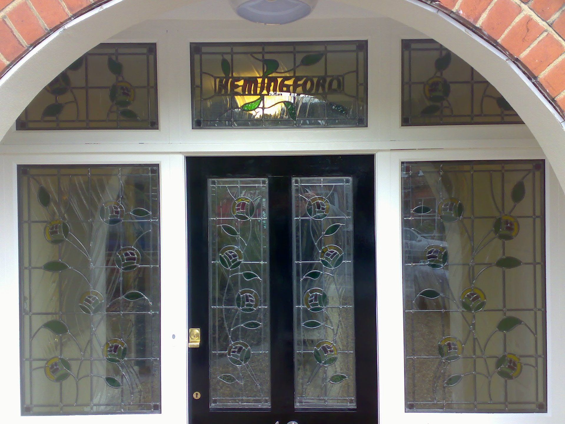 glass for the door