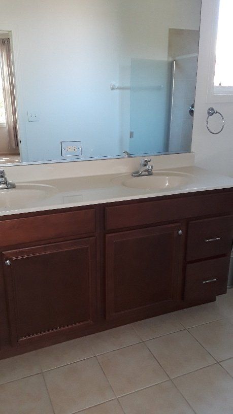 Two Bathroom Sink — Elmwood Park, Illinois — Maria’s Cleaning Services at Elmwood Park