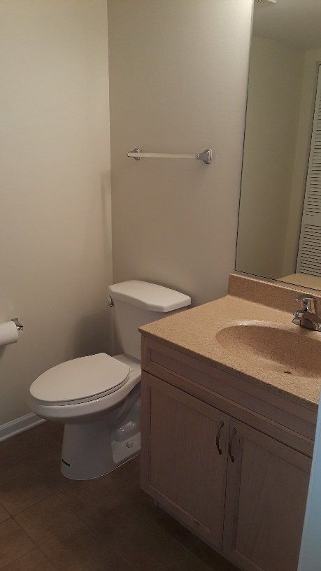 Toilet Bowl and Bathroom Sink — Elmwood Park, Illinois — Maria’s Cleaning Services at Elmwood Park