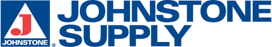 Johnstone Supply logo: blue triangle with red "J", blue text "JOHNSTONE SUPPLY", and "JOHNSTONE" underneath.