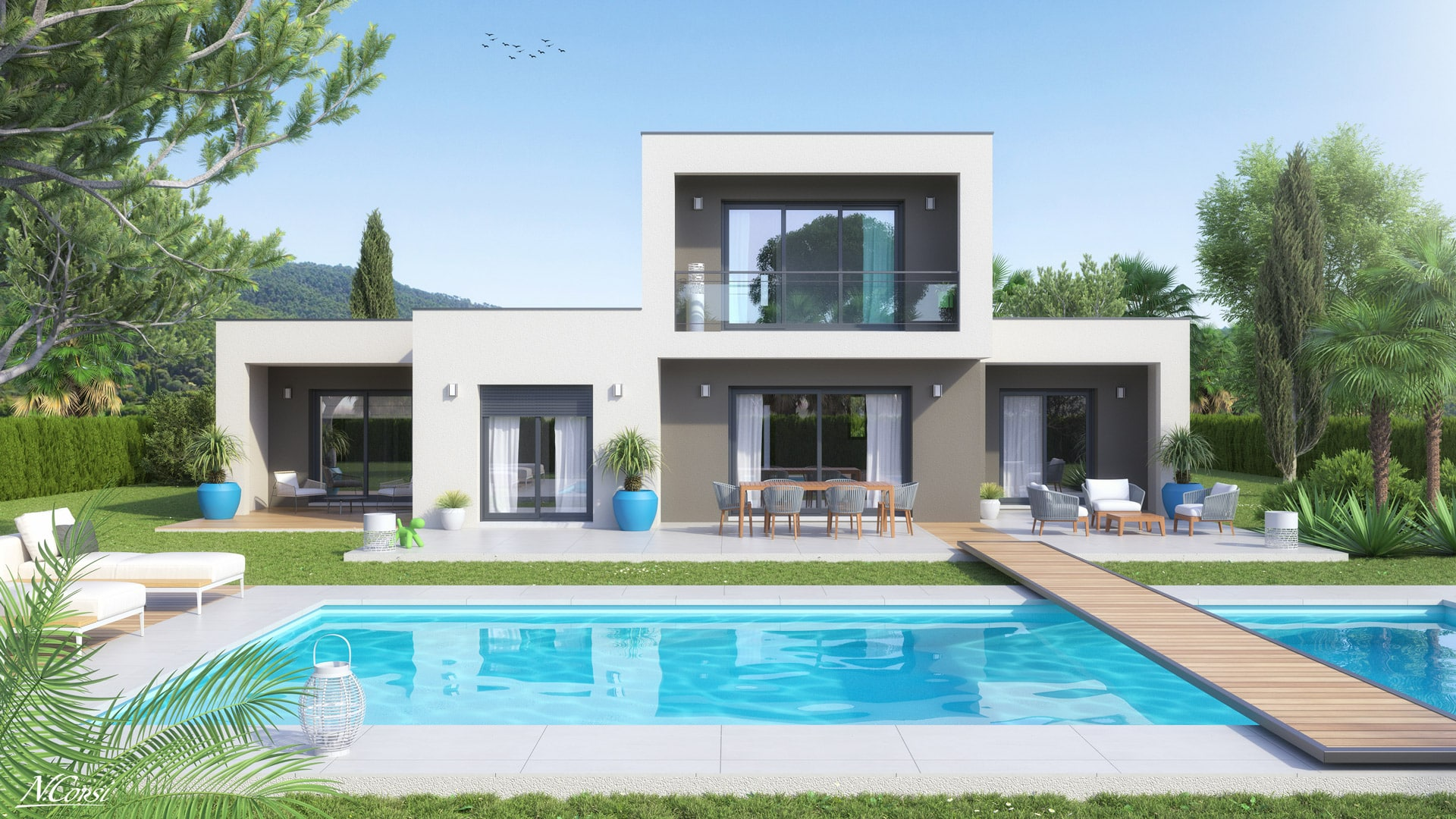 Maison moderne à toit plat : caractéristiques, avantages et conseils