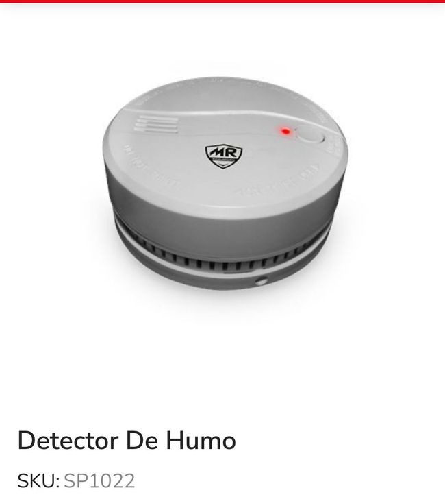 Una imagen de un detector de humo sku sp1022