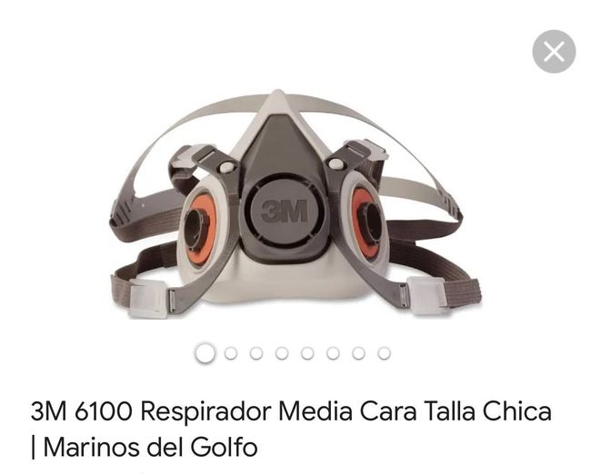 3m 6100 respirator media cara talla chica marinos del golfo