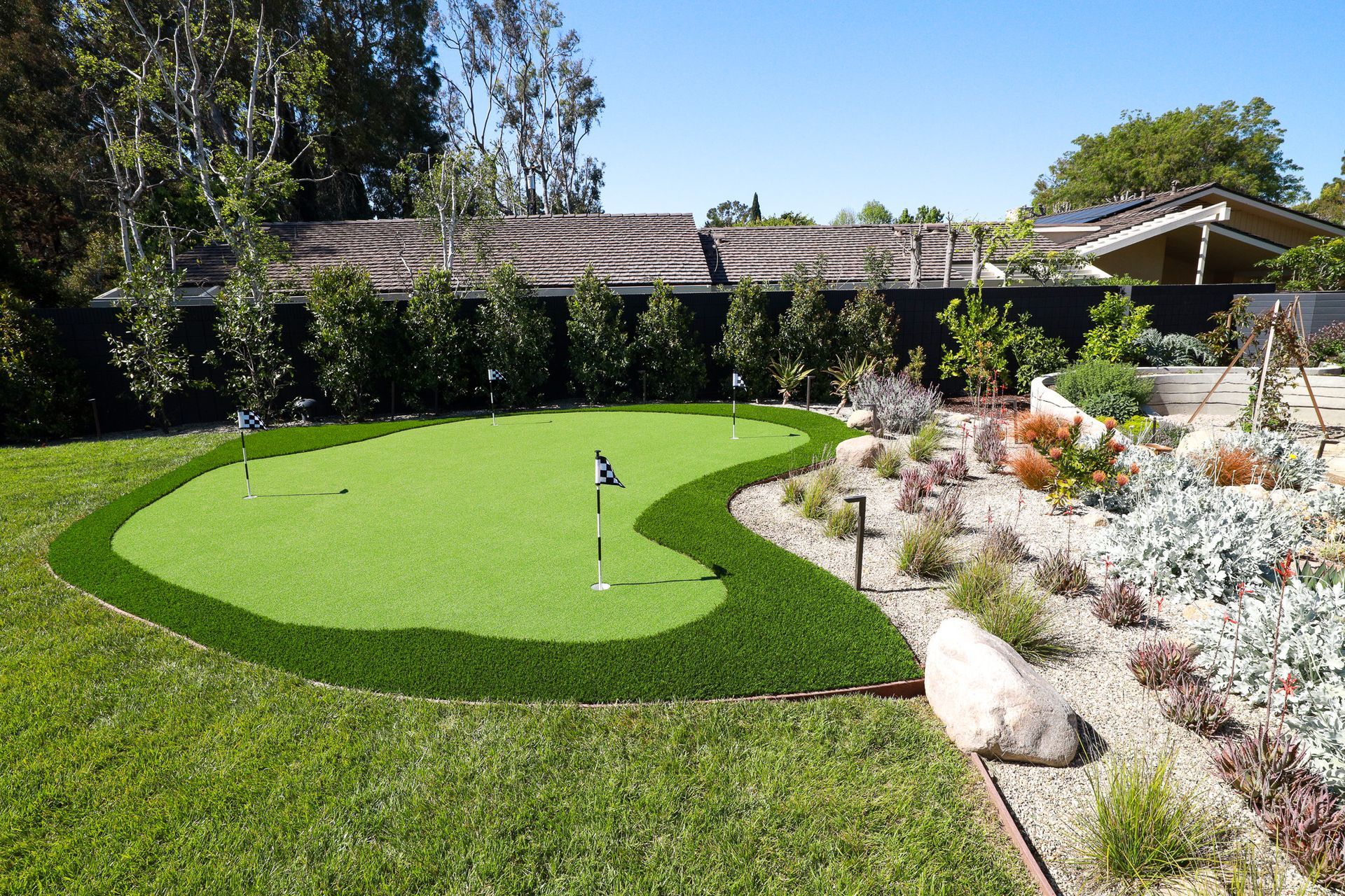 artificial grass putting green