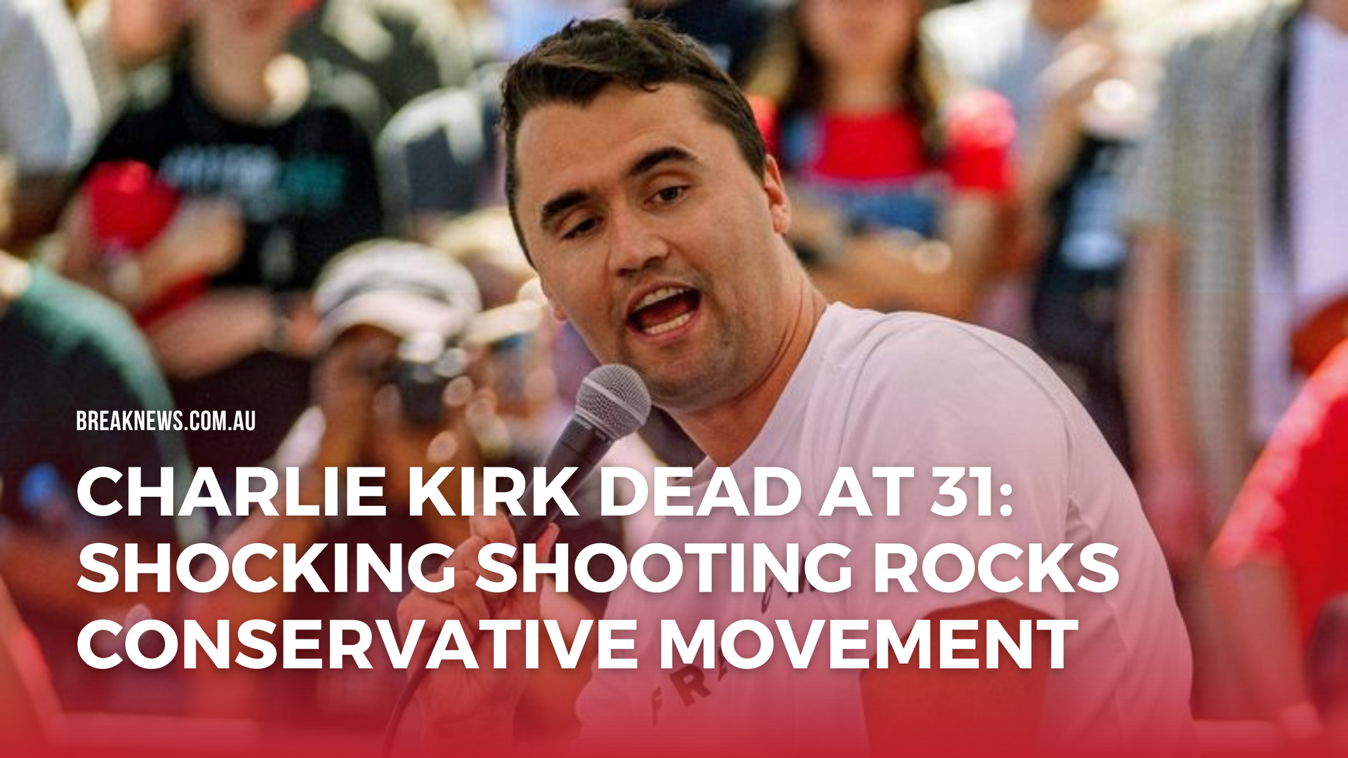 Mourners gather after Charlie Kirk was fatally shot at a Utah campus event, sparking grief and debate on political safety in America.
