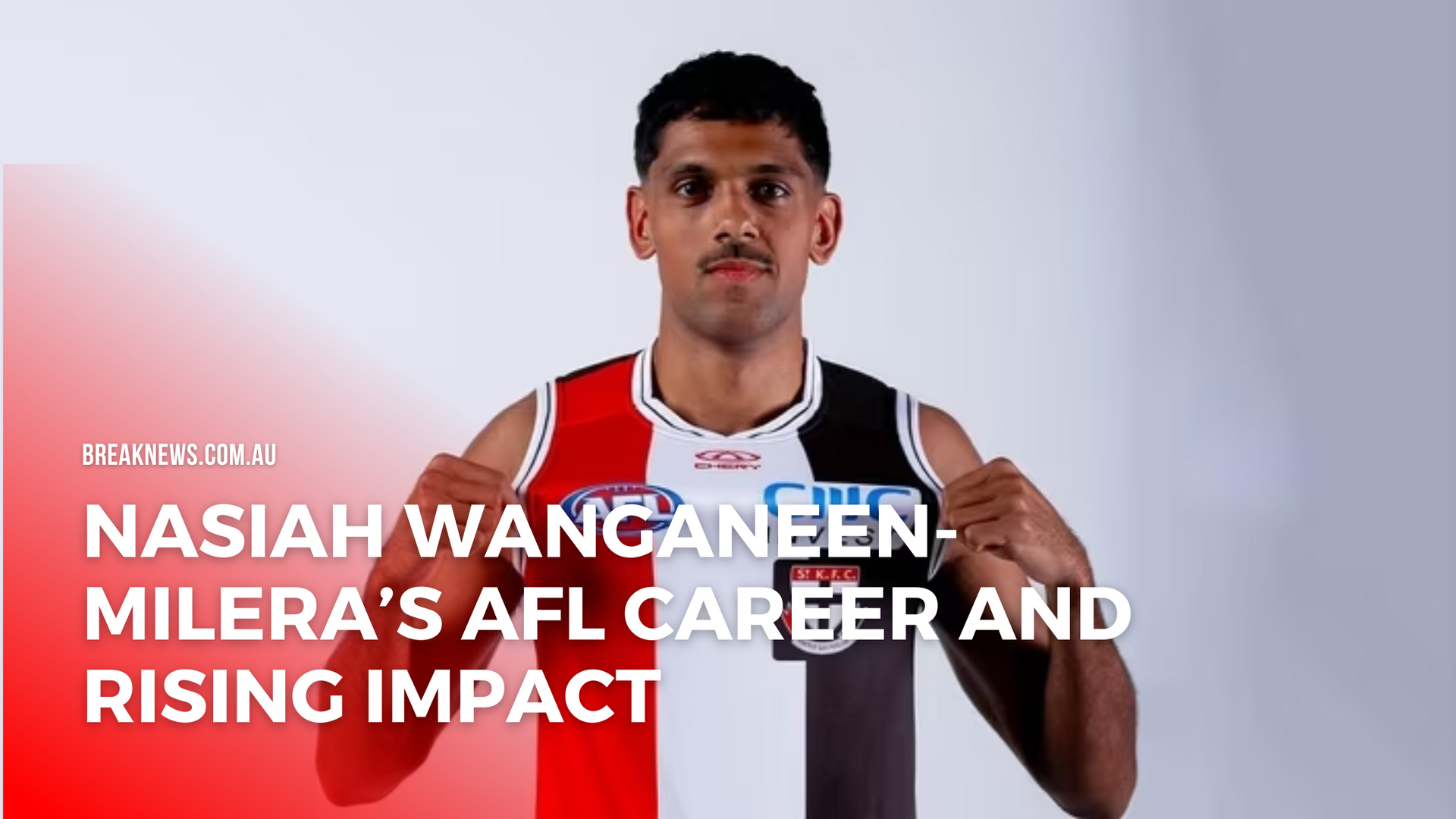 Nasiah Wanganeen-Milera in St Kilda AFL match