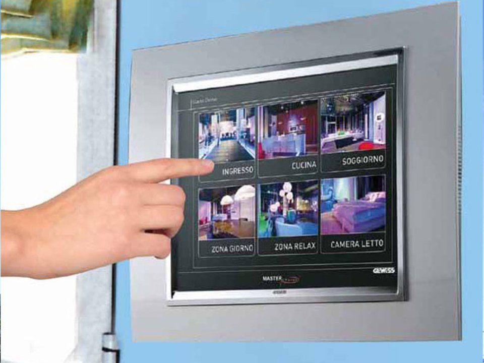 pannello di controllo per sistemi di domotica