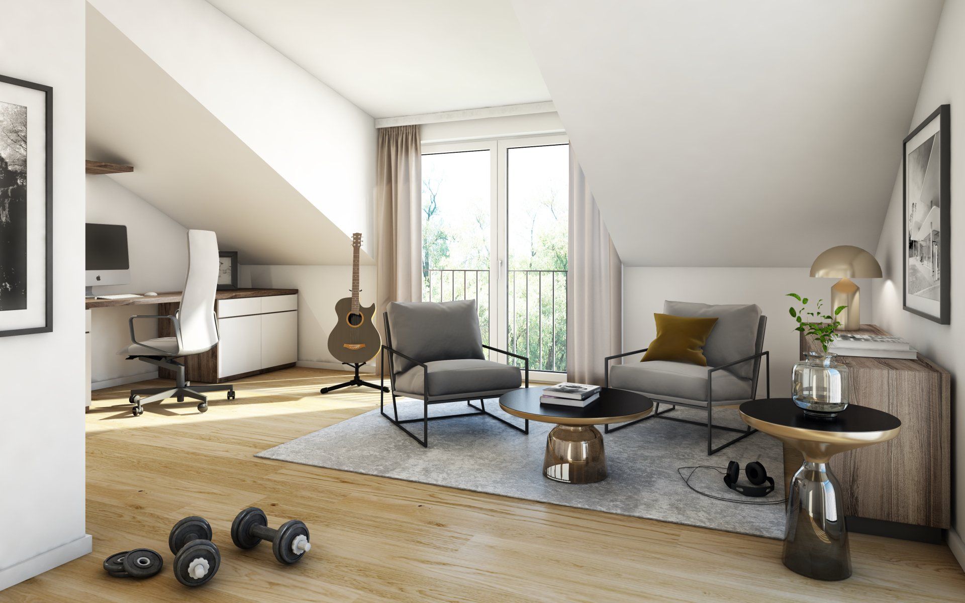 Neubau Doppelhaushälfte Haus Massenhausen Neufahrn München