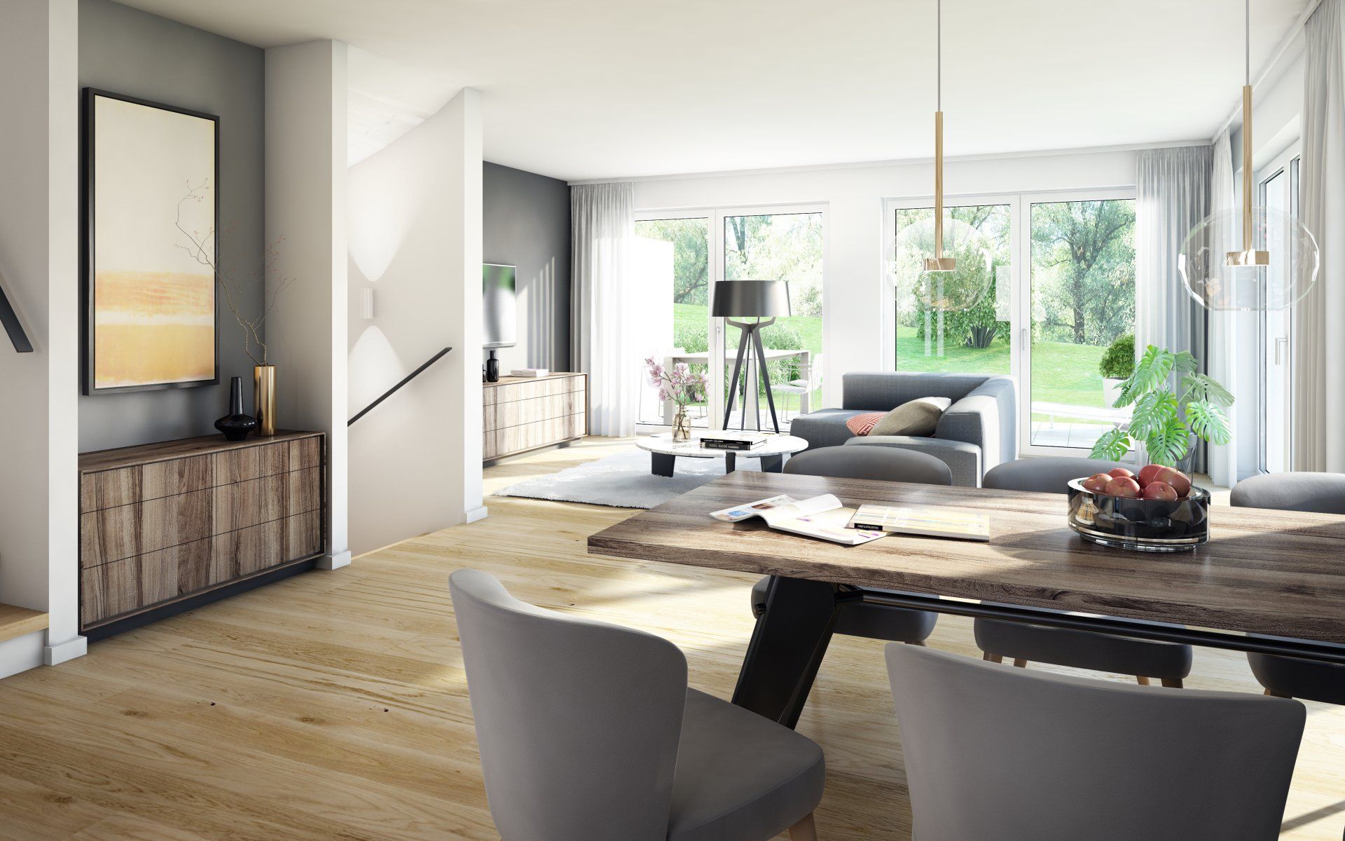 Neubau Doppelhaushälfte Haus Massenhausen Neufahrn München