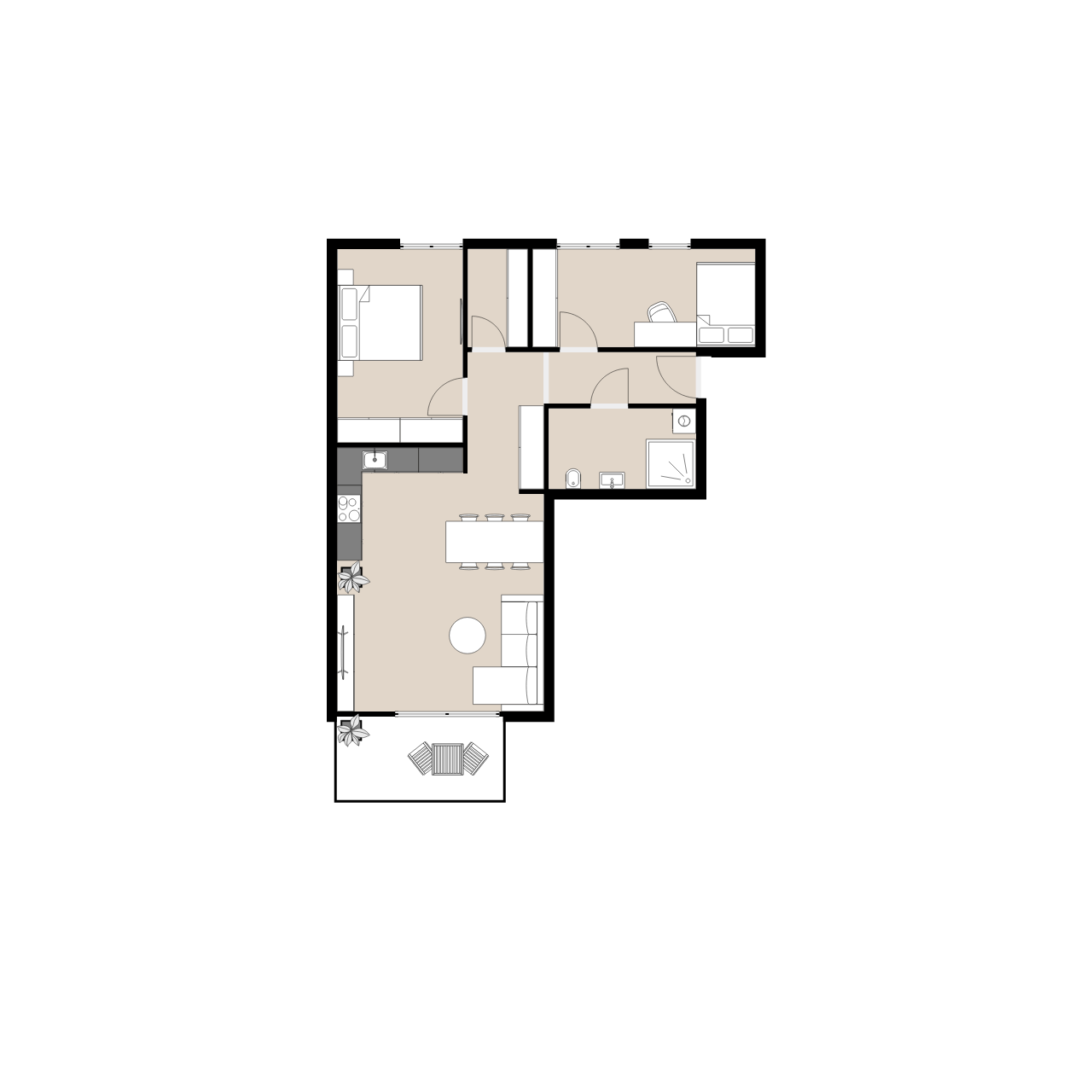 Wohnung 21 Neubau Kapitalanleger Wohnung KfW40+ QNG Eigentumswohnung München Bogenhausen Johanneskirchen