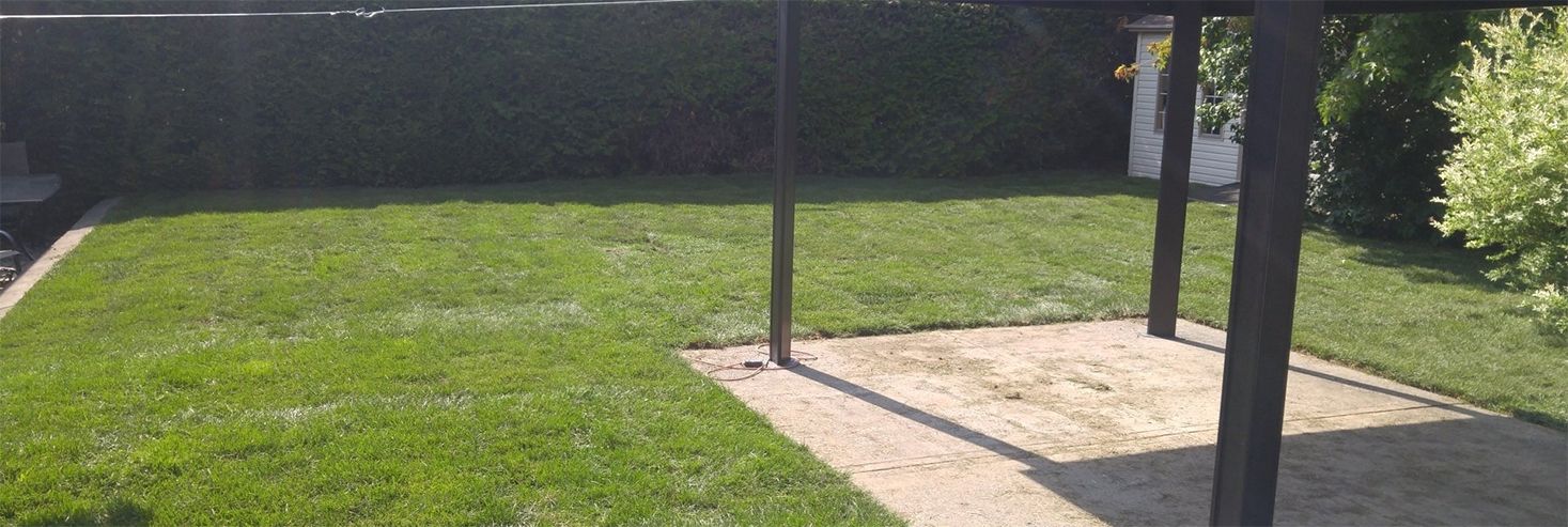 aménagement paysager et gazebo