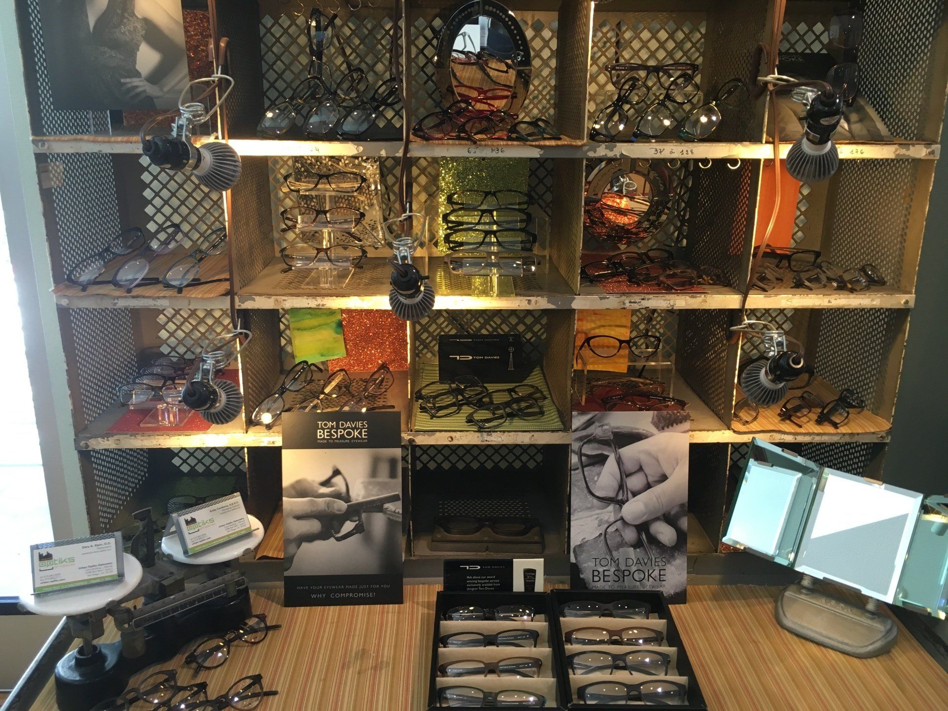 More displays of frames at Gold & Wood and Tom Davies Trunk Show
