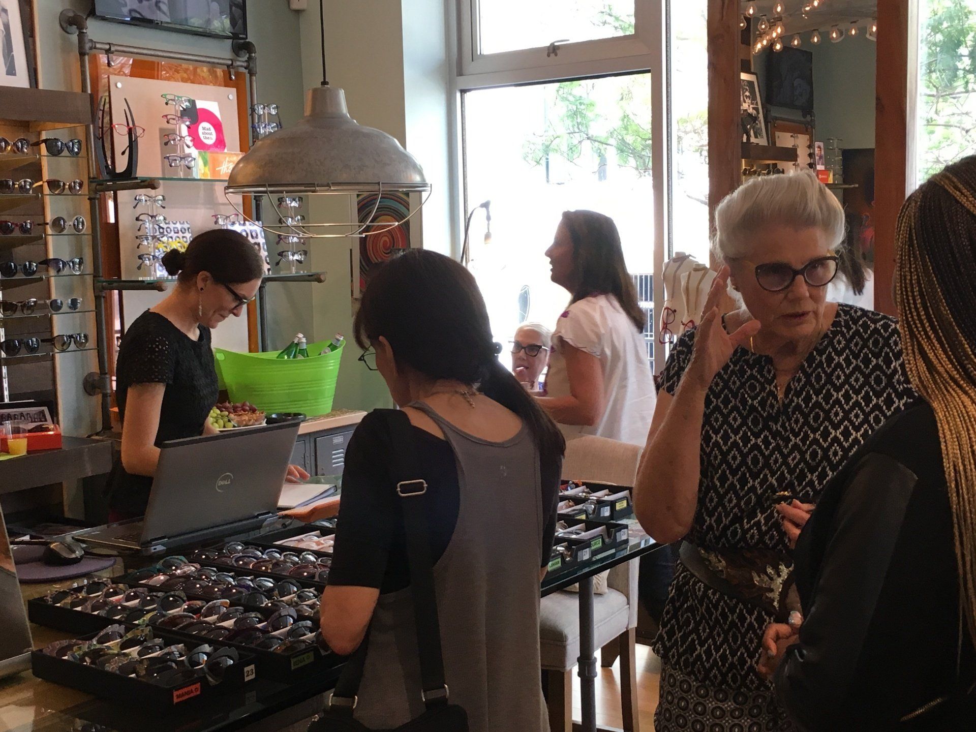People shopping at Francis Klein Trunk Show