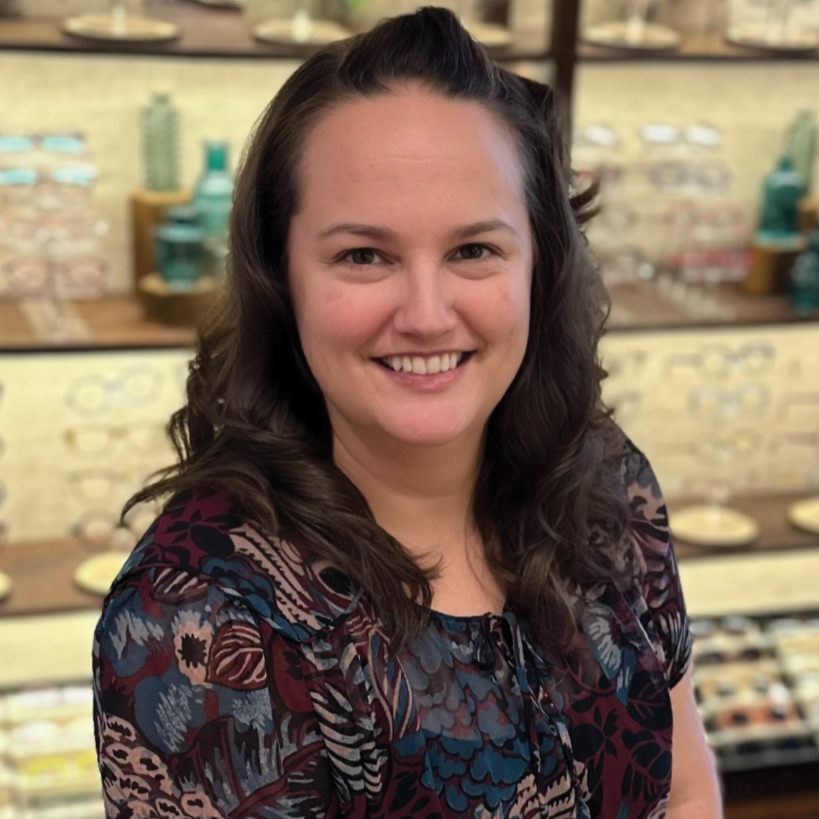 Headshot of Managing Optician Kristy Cambone