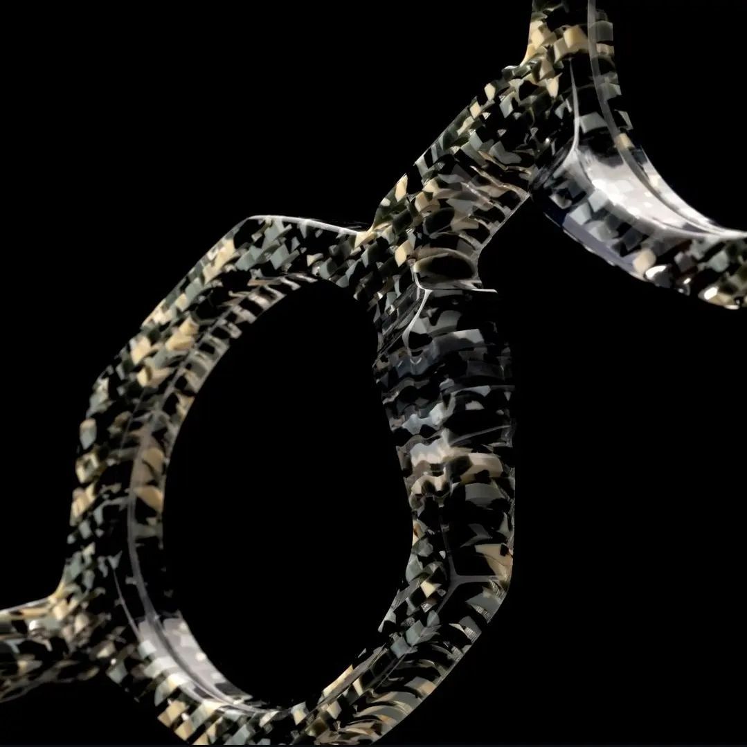 A pair of Pieroo Massara glasses in black and cream