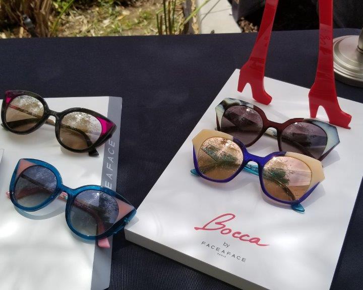 Face a Face sunglasses display at 2019 Raise Your Glasses Event