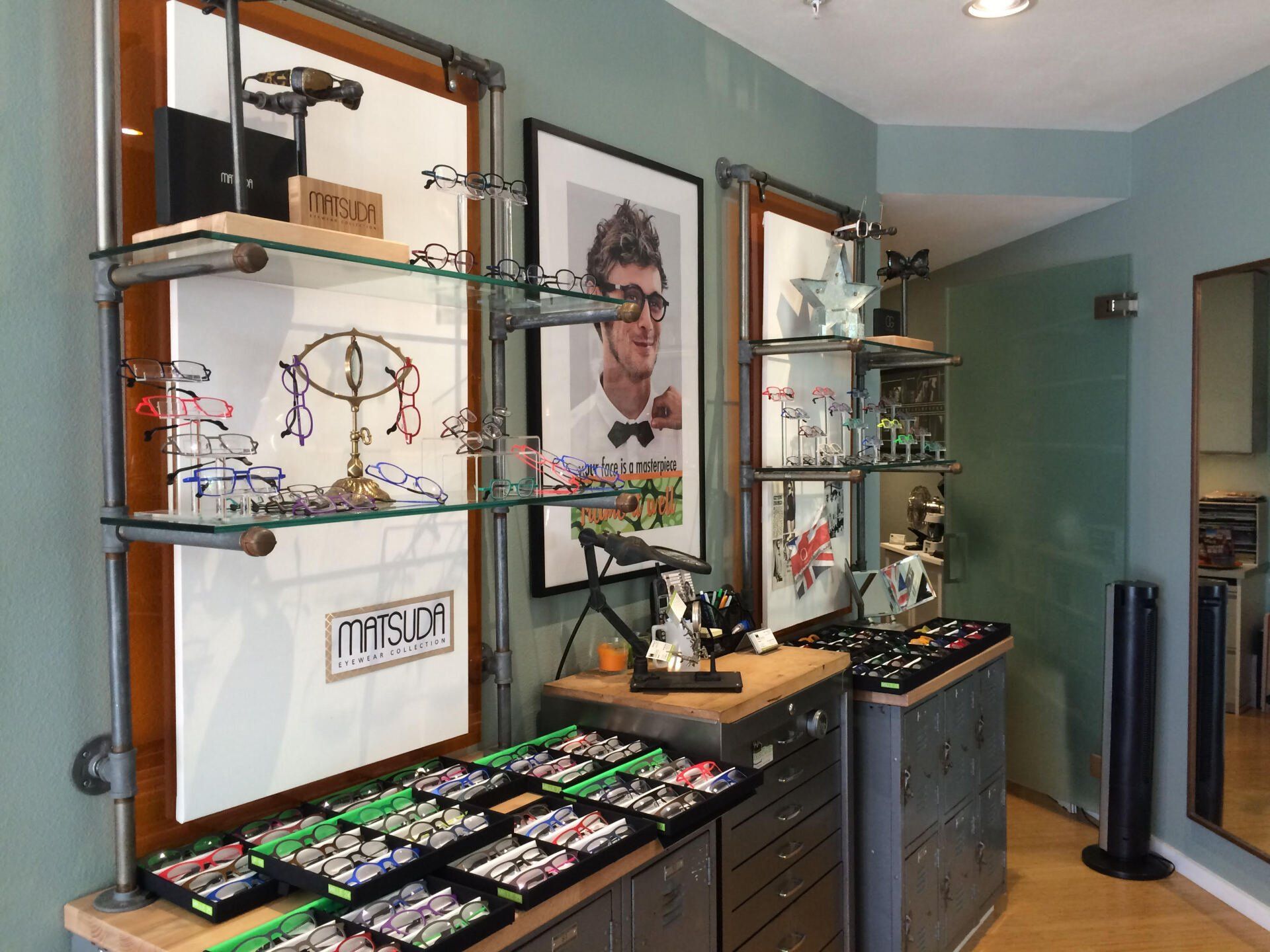 Frame displays at 2016 Theo Trunk Show Event