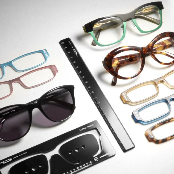 Design elements used in making custom eyewear