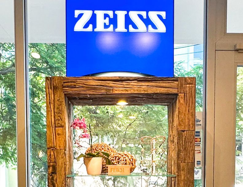 Interior view of Urban Optiks Optometry's boutique space