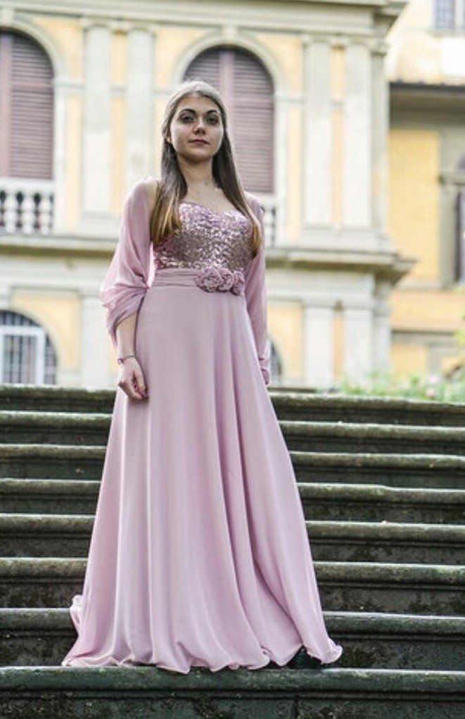 Abito da damigella modello Reby 02