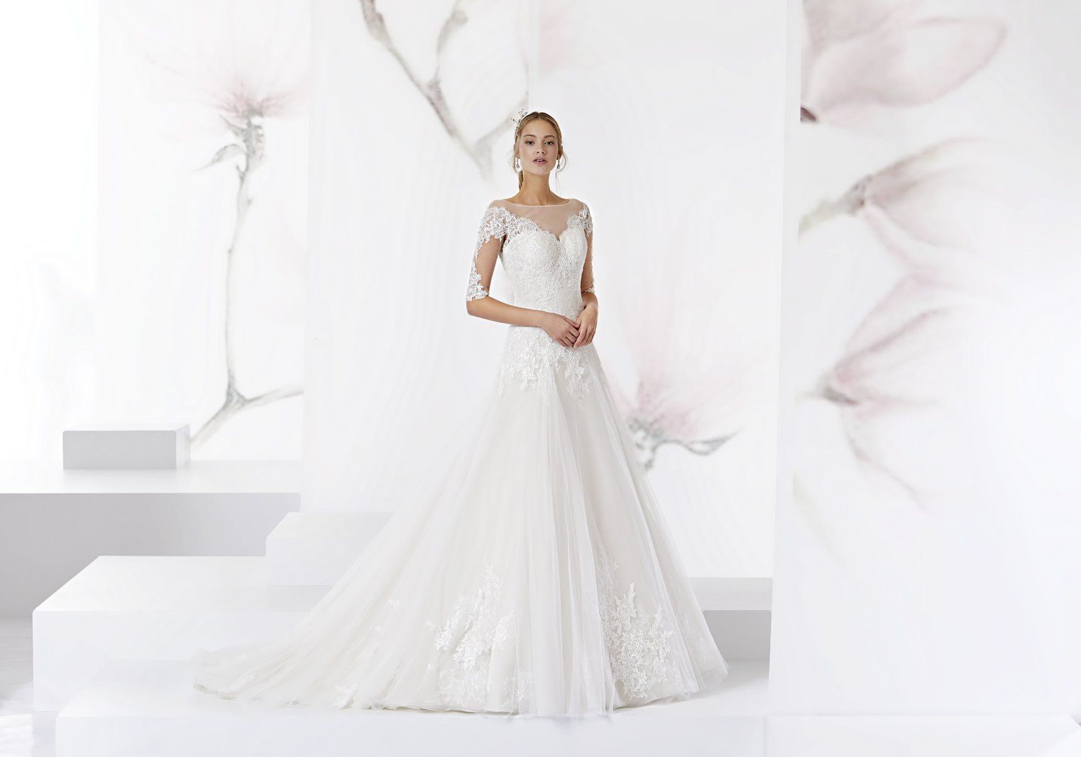 Abito da sposa modello Ludovica, particolare del busto