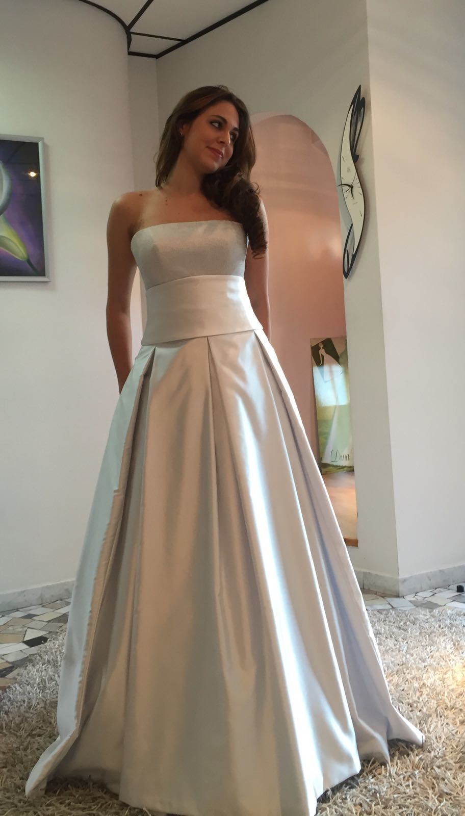 Abito da sposa modello Serena, vista lunghezza gonna