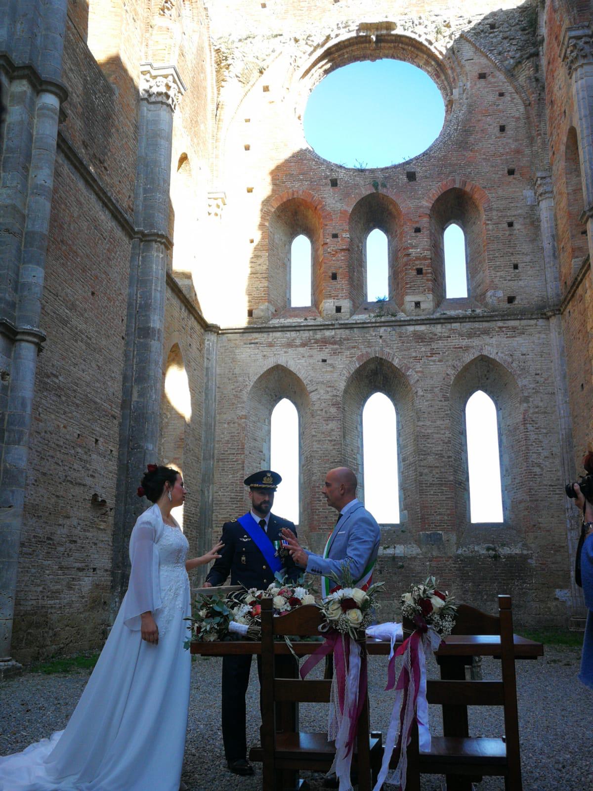 I nostri abiti, le nostre spose: Francesca con Roberto