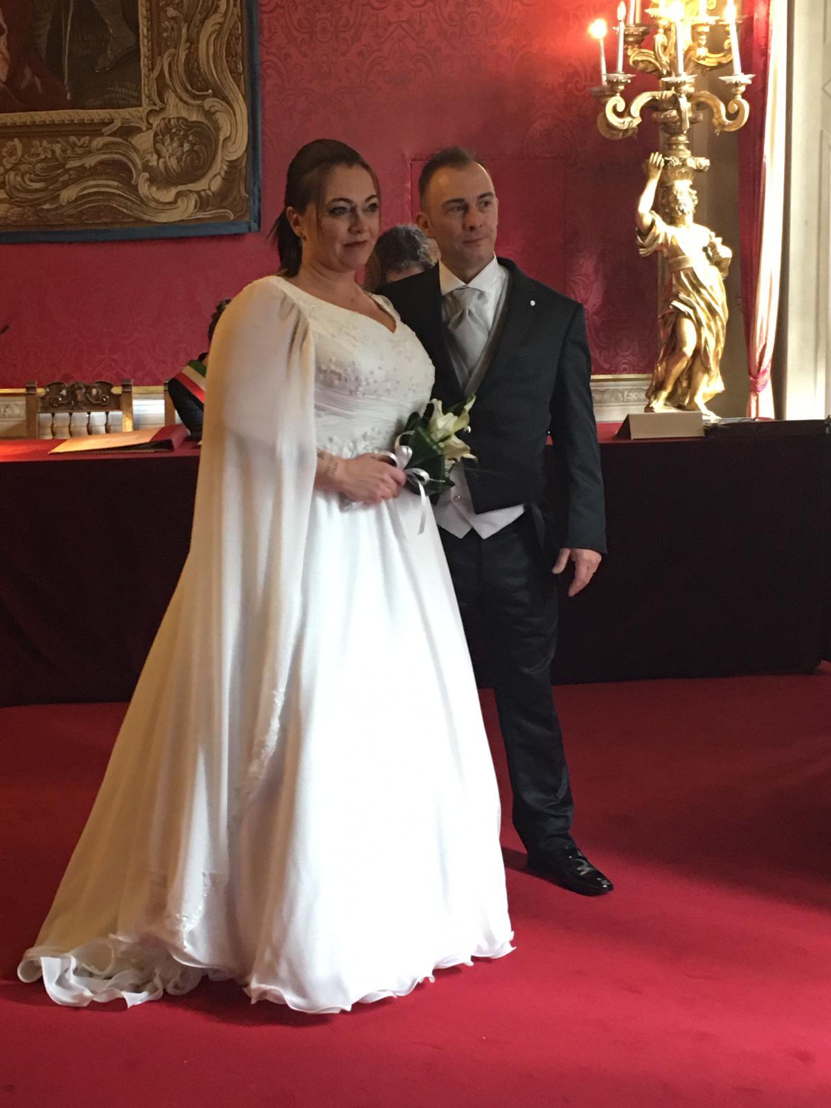 I nostri abiti, le nostre spose: Simona con Cristian