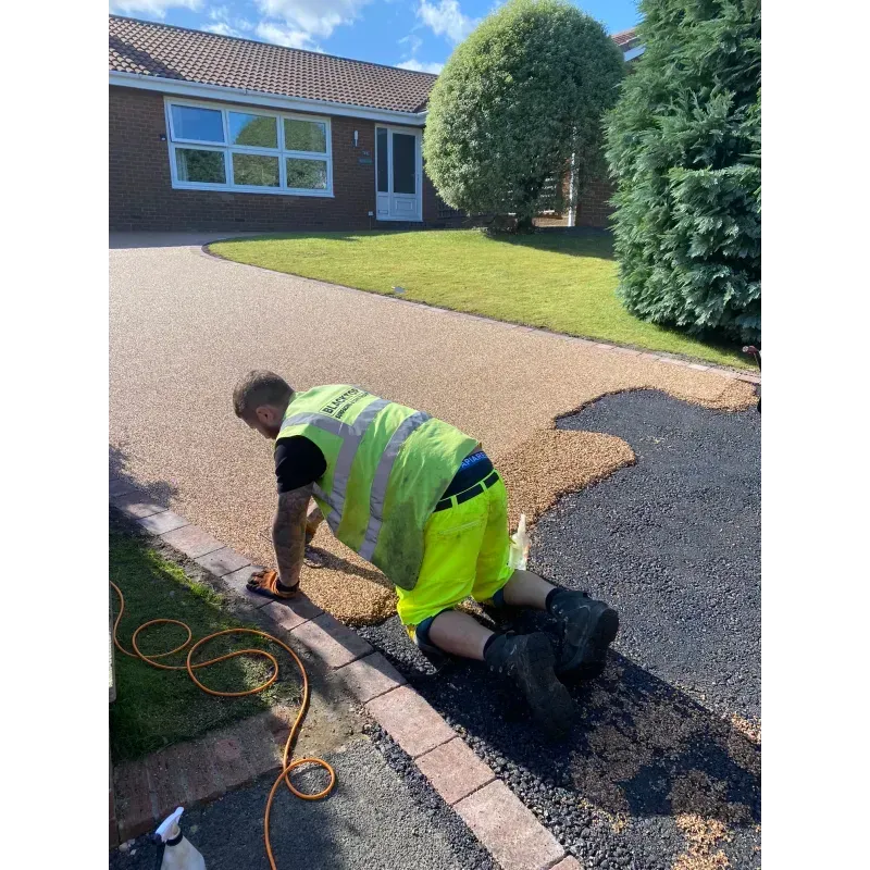 Worker at Blacktop Surfacing & Construction