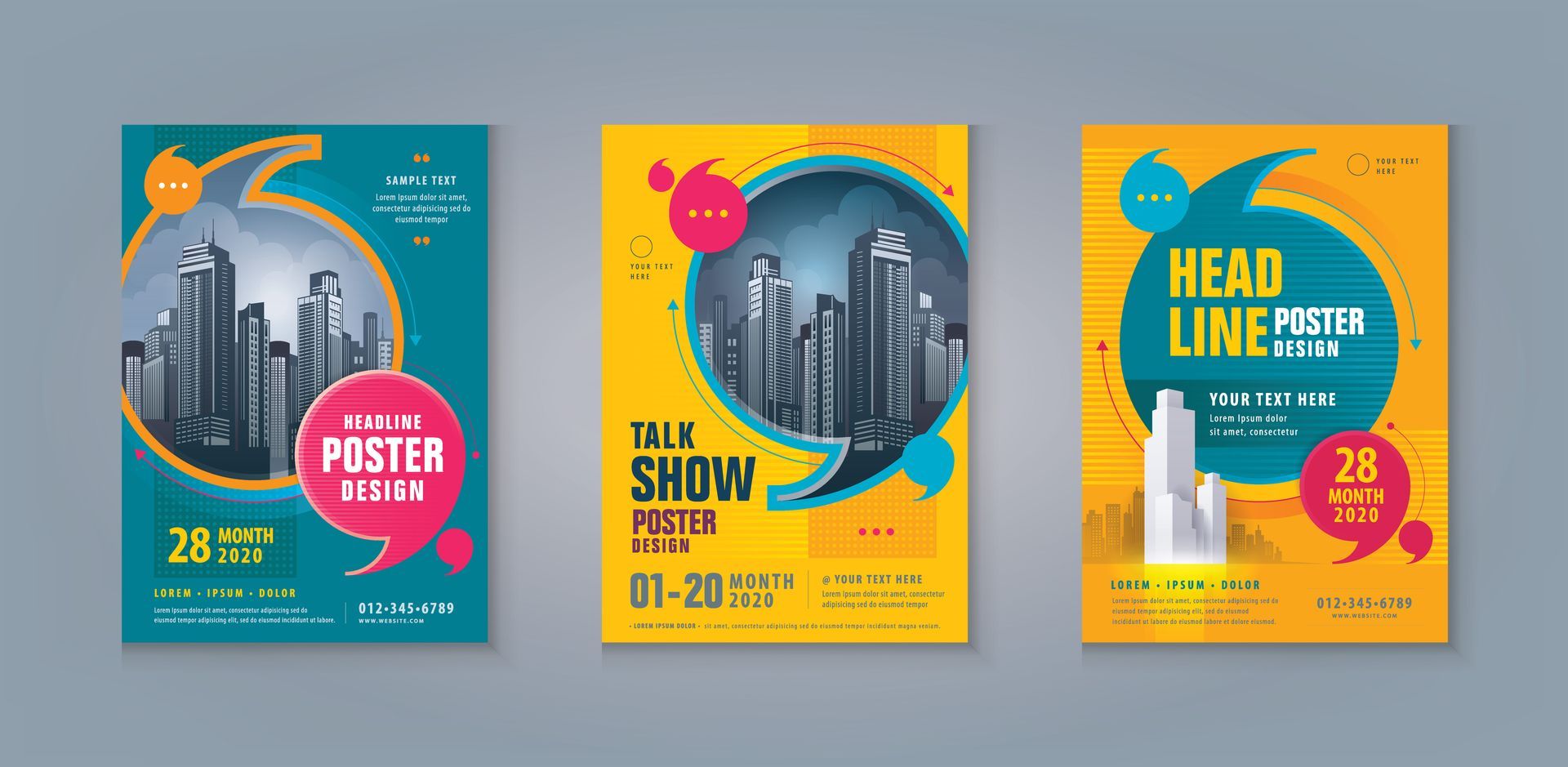 High-quality vibrant poster printing services in Cleburne, TX by trusted local print shop 817 Print.