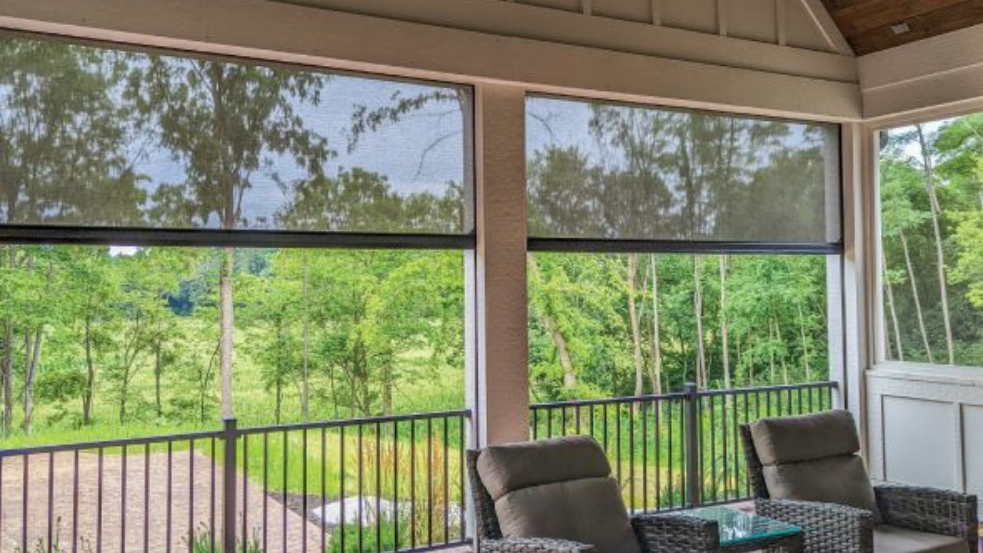 SunPro Motorized Exterior Screen Shades