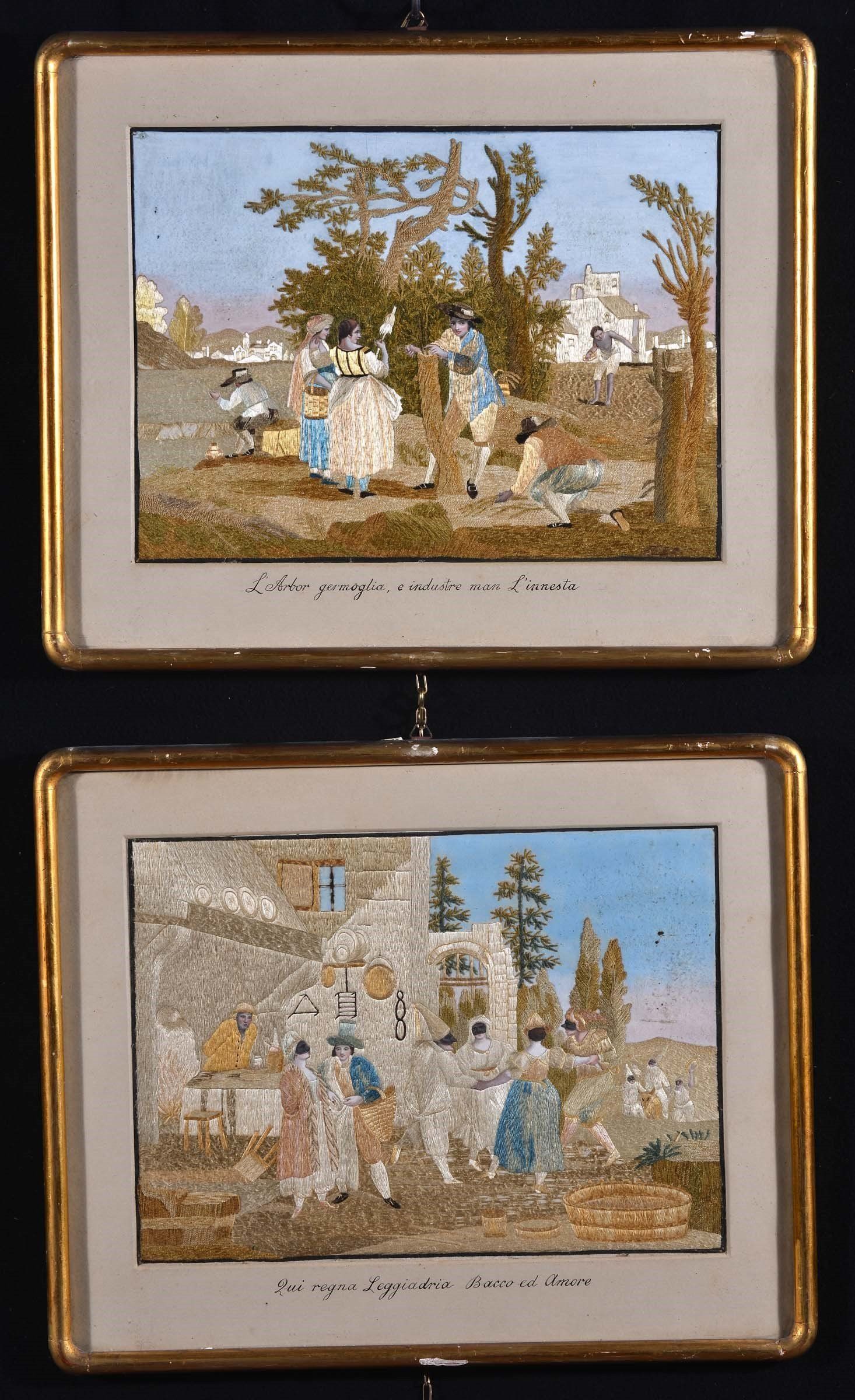 dipinti su carta di riso