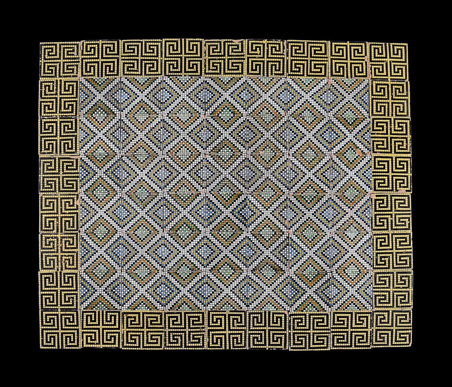 Mattonella in maiolica