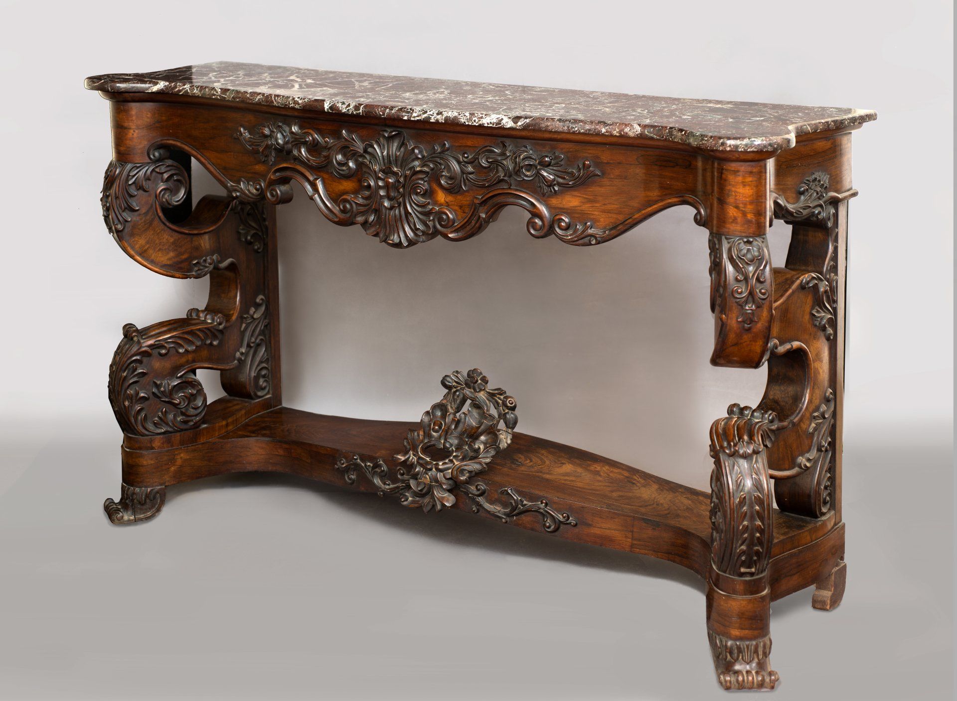 consolle da muro impiallacciato in legno