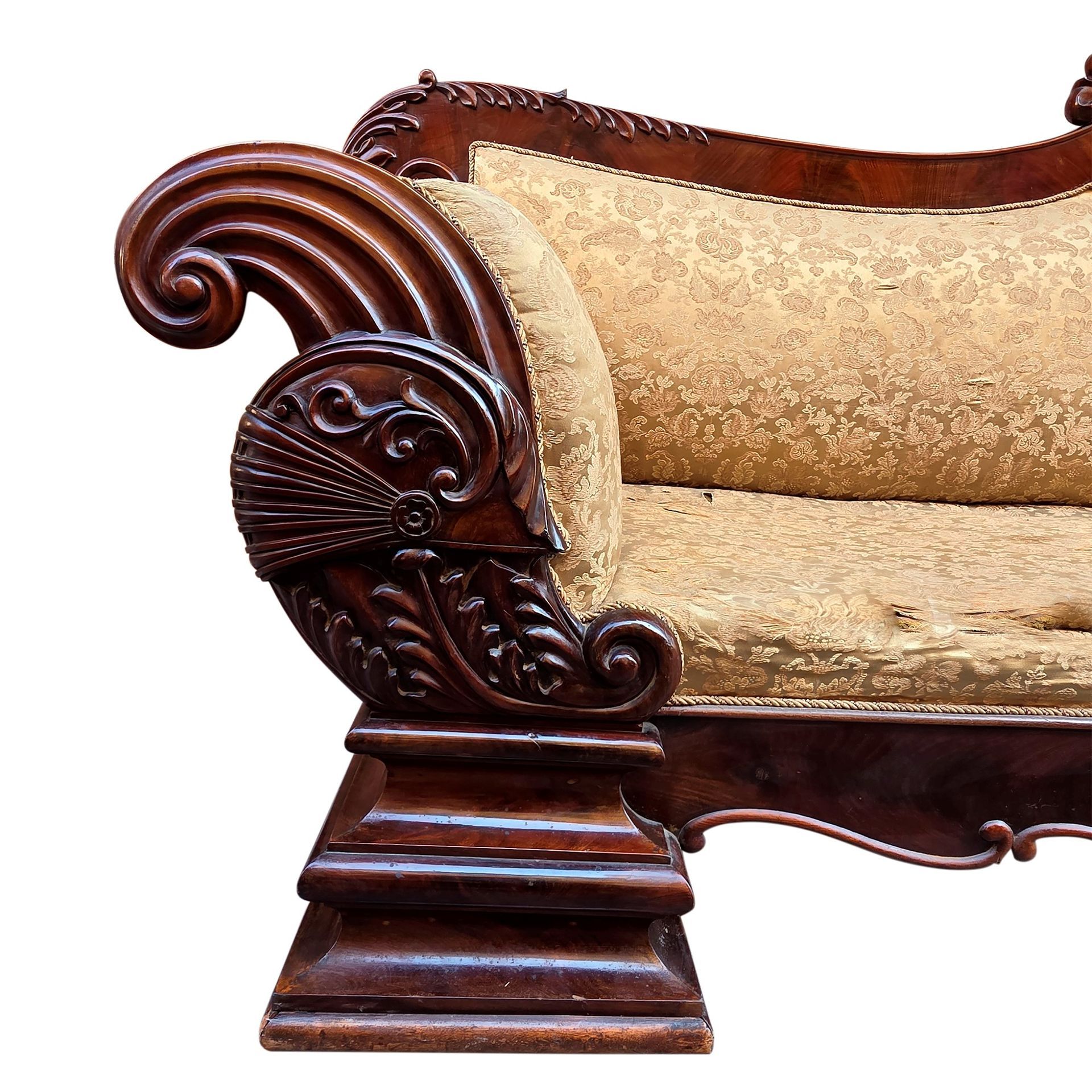 Divano in mogano Secolo XIX