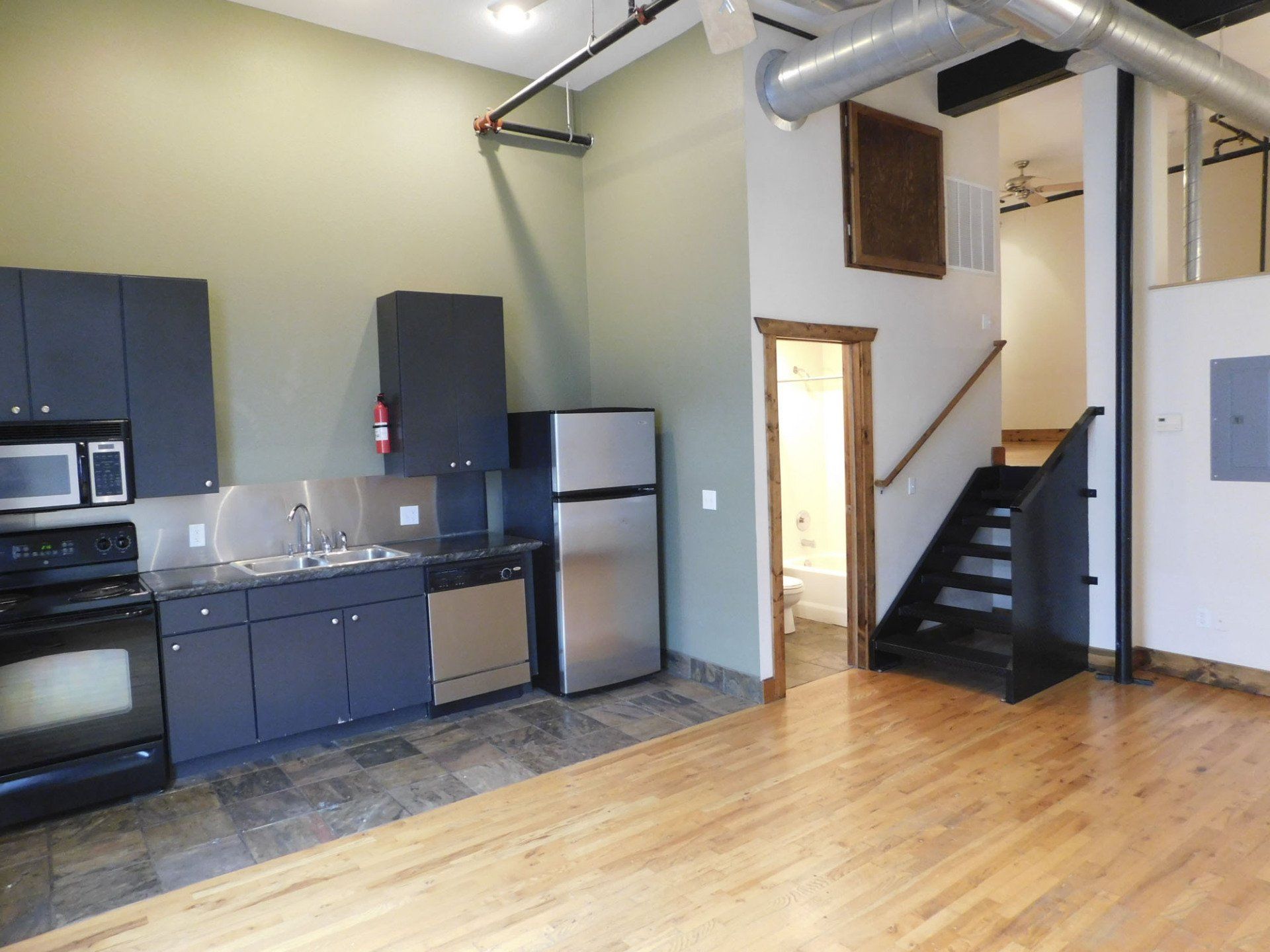 Kitchen and Living area | Springfield Lofts