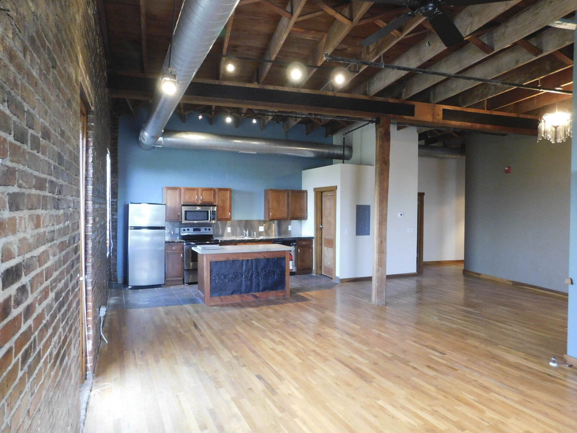 Kitchen and Living area | Springfield Lofts