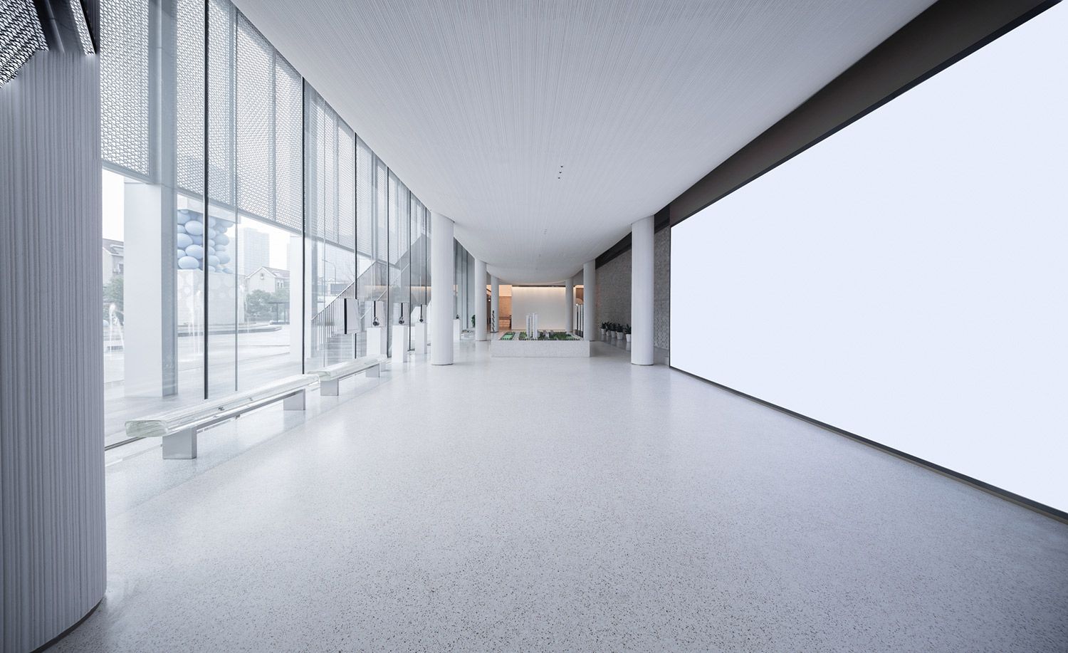 Commercial Flooring of a Building
